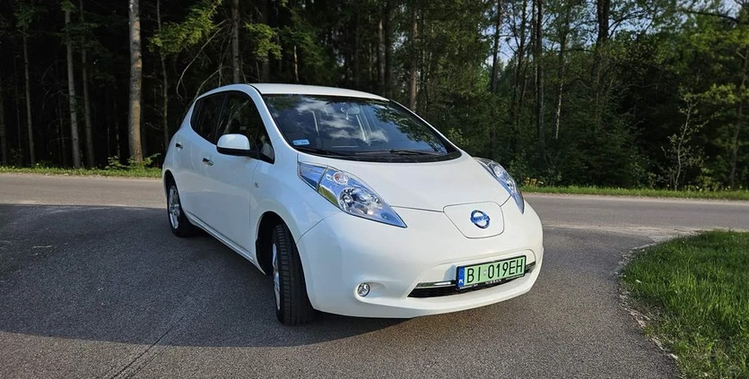 Nissan Leaf cena 44000 przebieg: 85500, rok produkcji 2017 z Olsztynek małe 92